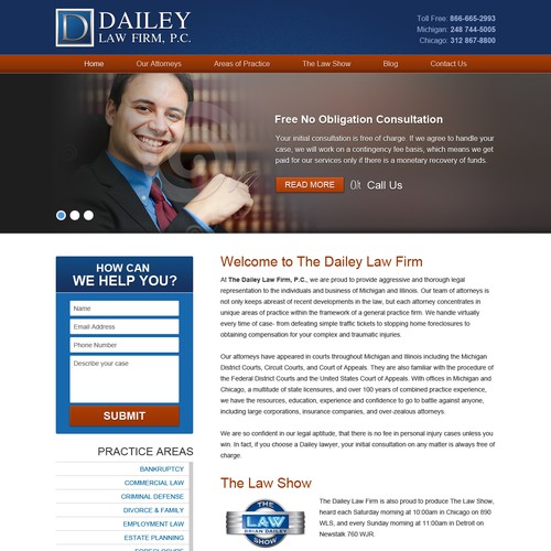 Dailey Law Firm needs a new website design