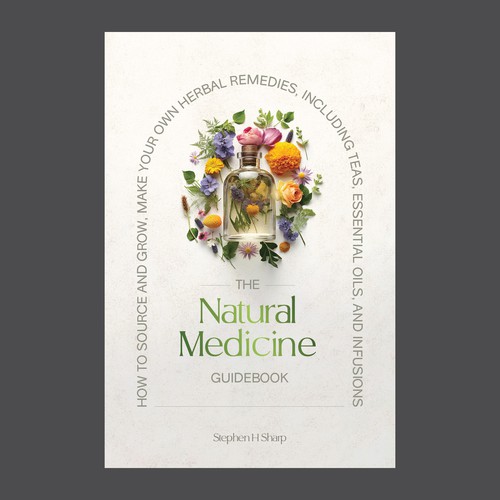 Contest to design a calming but eye-catching book cover for The Natural Medicine Guidebook