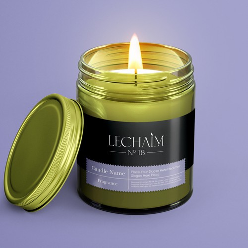 Product Label for a Luxury Candle Line