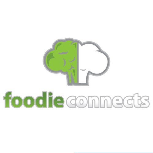 Create the next logo and business card for foodieconnects