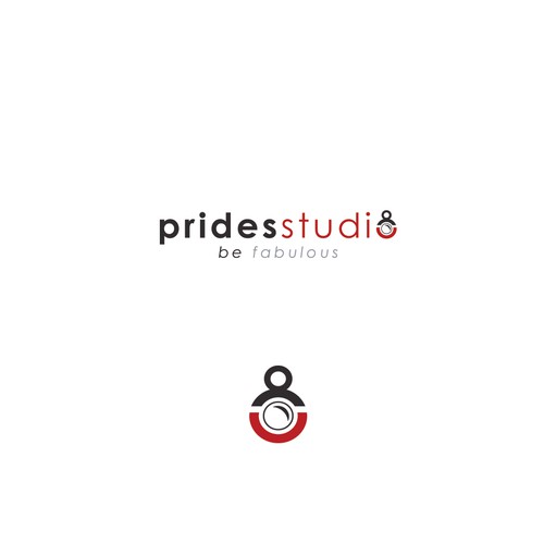 simple and clean logo Prides Studio