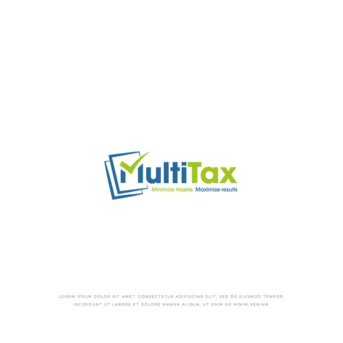 Logo for a tax preparation service