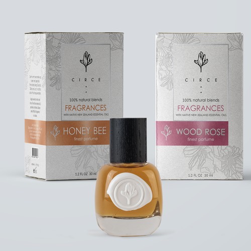 Packaging for Circe Fragrances