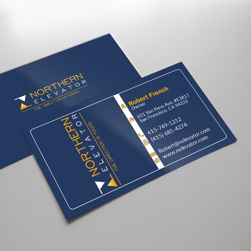 Northern Elevator Business Card Custom Design
