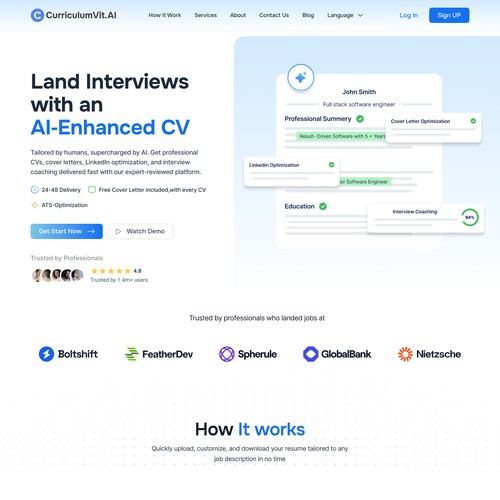 Landing Page Design