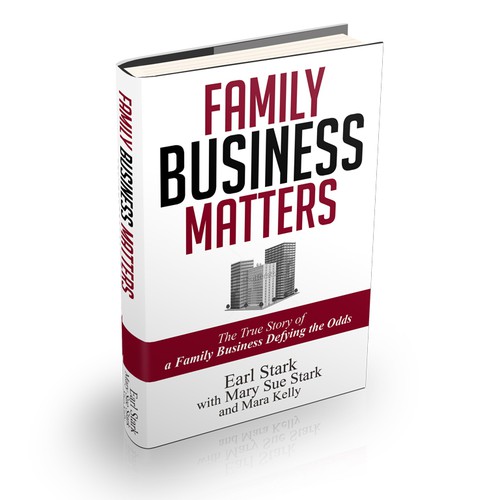 Book cover concept for history of successful family business