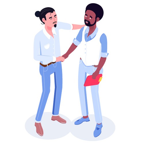 Isometric characters set