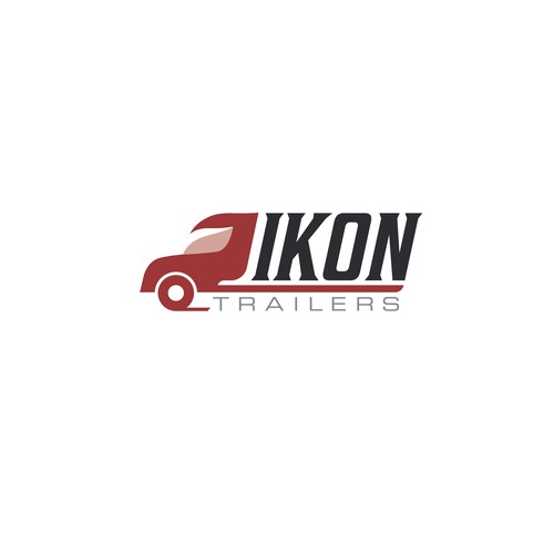 A bold, high-momentum identity designed for a premier heavy-duty trailer dealer specializing in "iconic" service and industrial strength.