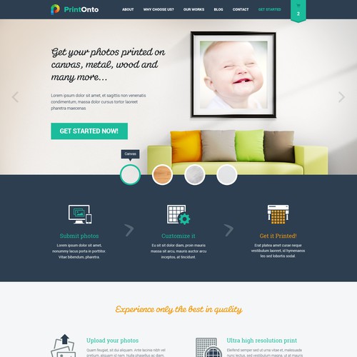 Web Design for PrintOnto