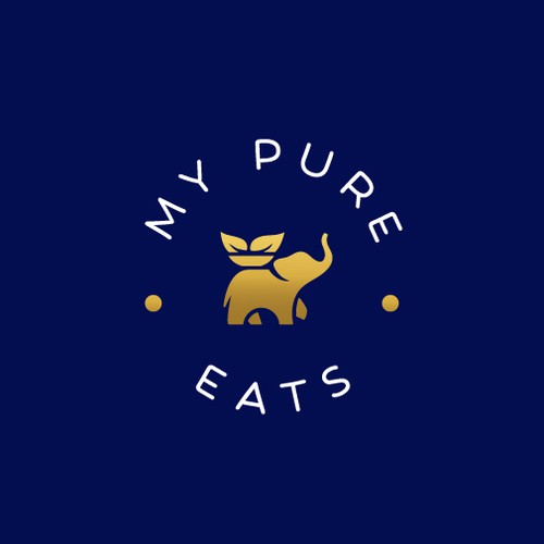 Fun logo design for healthy snacks