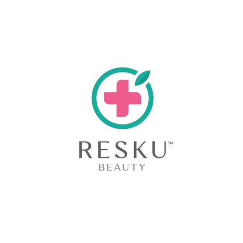 A stand out logo for skincare brand Resku Beauty