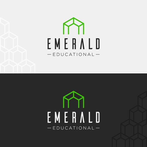 Logo and Identity for Emerald Educational