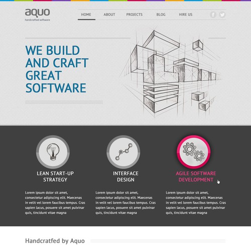 Create the next website design for Aquo.com