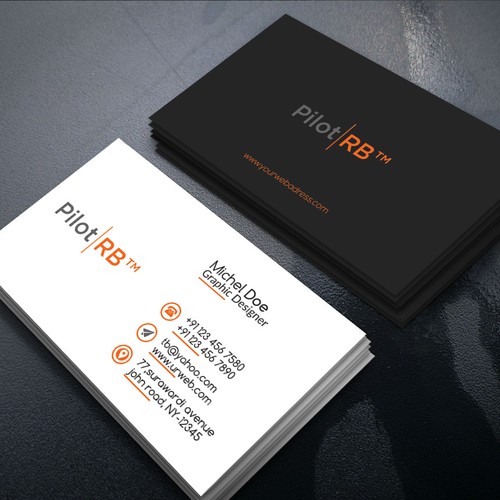 Simple professional Business card