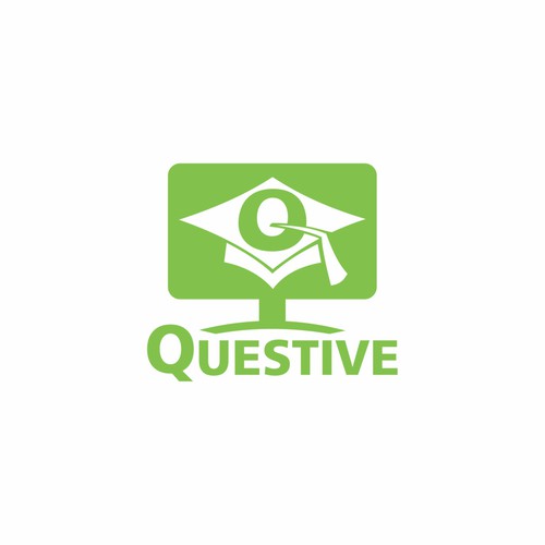 Create a logo for online learning platform Questive
