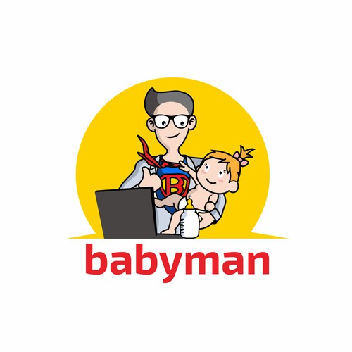 Babyman Logo Character