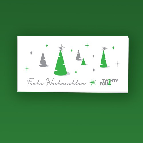 Christmas card for German company "TWENTYFOUR"