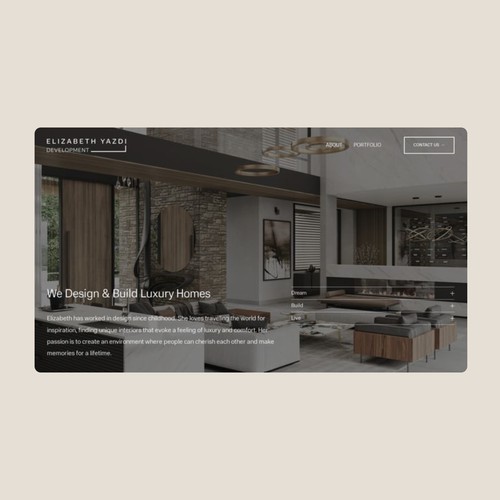 Luxury Homes Designer and Builder Website