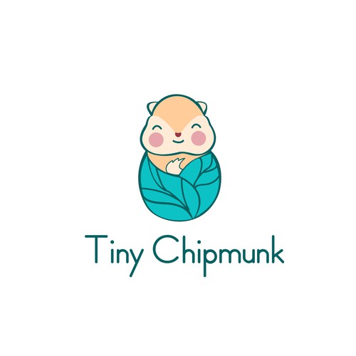 Create an appealing, eye-catching logo for Tiny Chipmunk