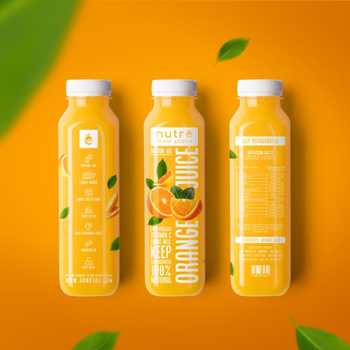 Orange Juice Label