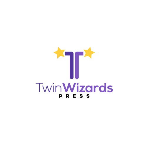 Twin wizards logo design