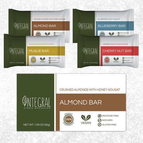 Vegan Snack Bar Packaging