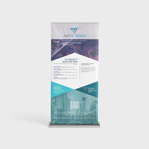 Roll up banner Mifa Tech