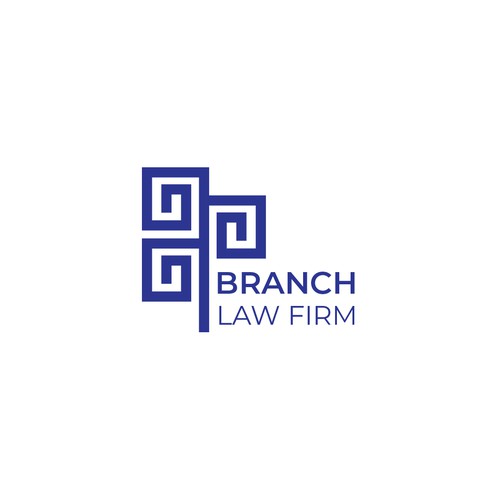 Logo using the concept of branches for a Law Firm.