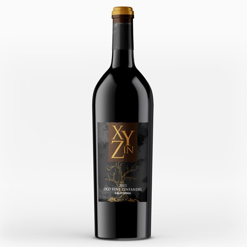 Old Vine Zinfandel Wine Label