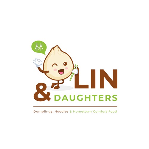 林 "Lin & Daughters" Logo