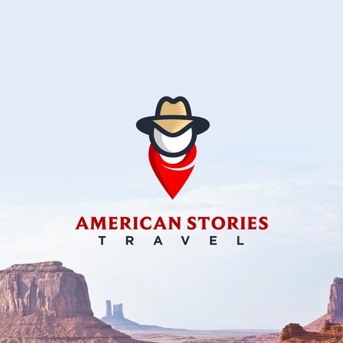 American Travel - simple classic logo
