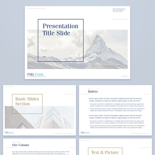 Fund Management Company Presentation Template