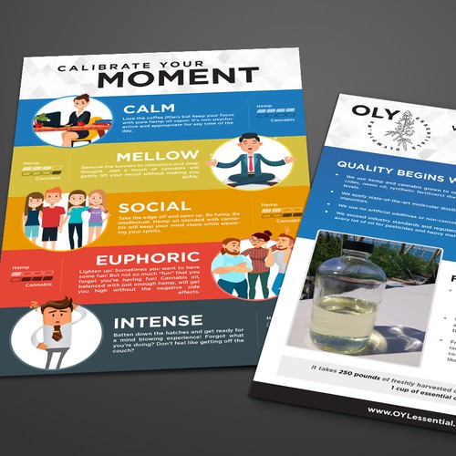 Brochure design for OLY Essentials