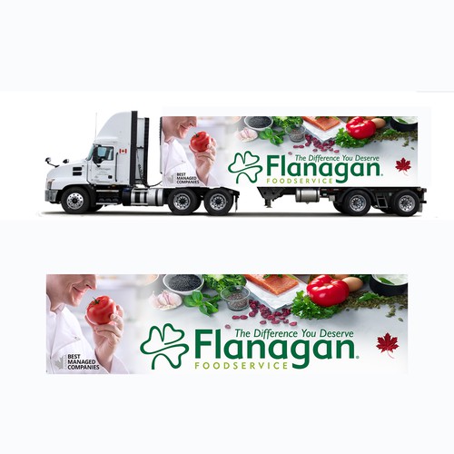 Flanagan Foodservice Truck Wrap