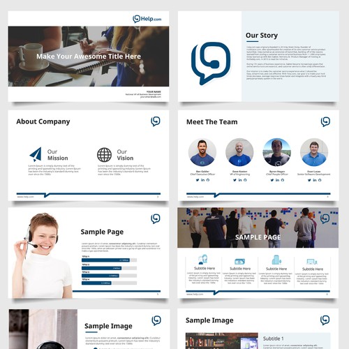 Powerpoint Presentation Template Design