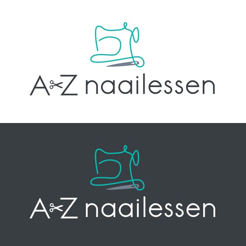Logo concept for sewing school