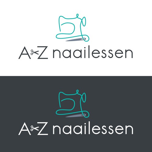 Logo concept for sewing school