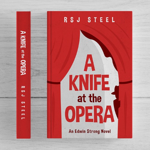 A KNIFE AT THE OPERA Book Cover Design