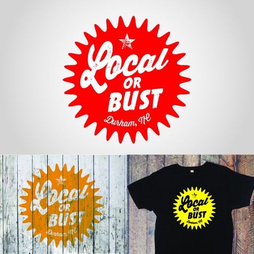 logo for Local or Bust - Durham NC