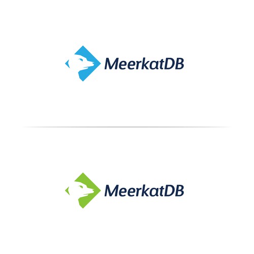 Simple logo for 'MeerkatDB'