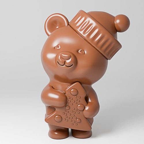 Chocolate bear concept