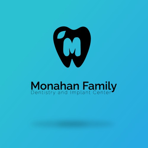 Monahan Family - Dentistry and Implant Center - Logo design