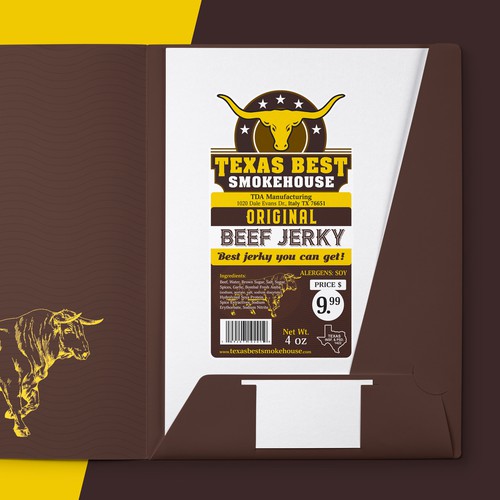 New label for original beef jerky