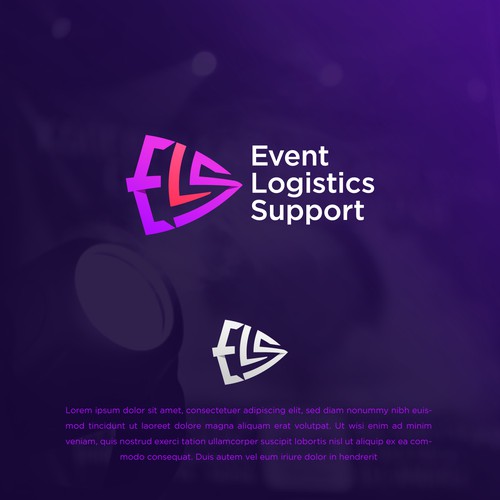 Bold Logo Concept For Event Logistics Support
