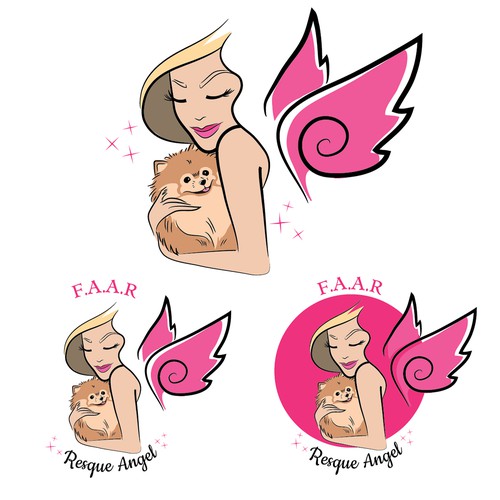 Puppy rescue Logo concept 