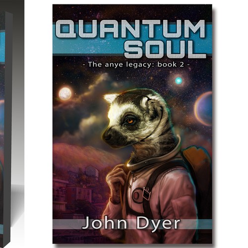 Book cover concep for "Quantum soul"