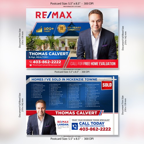 Postcard Design for Real Estate Agent