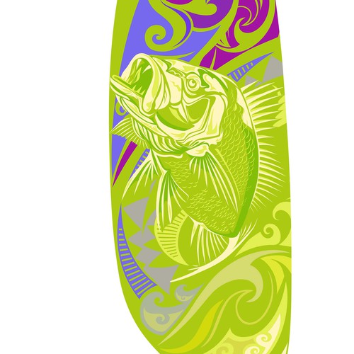 padleboard design by darajatiart