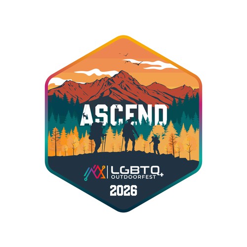 LGBTQ OUTDOORFEST BADGE