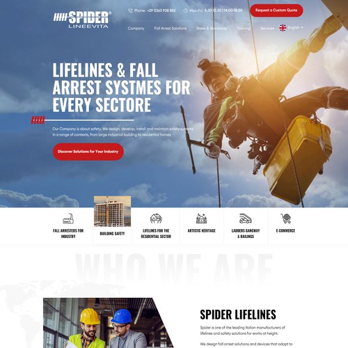 Construction Service Web Design